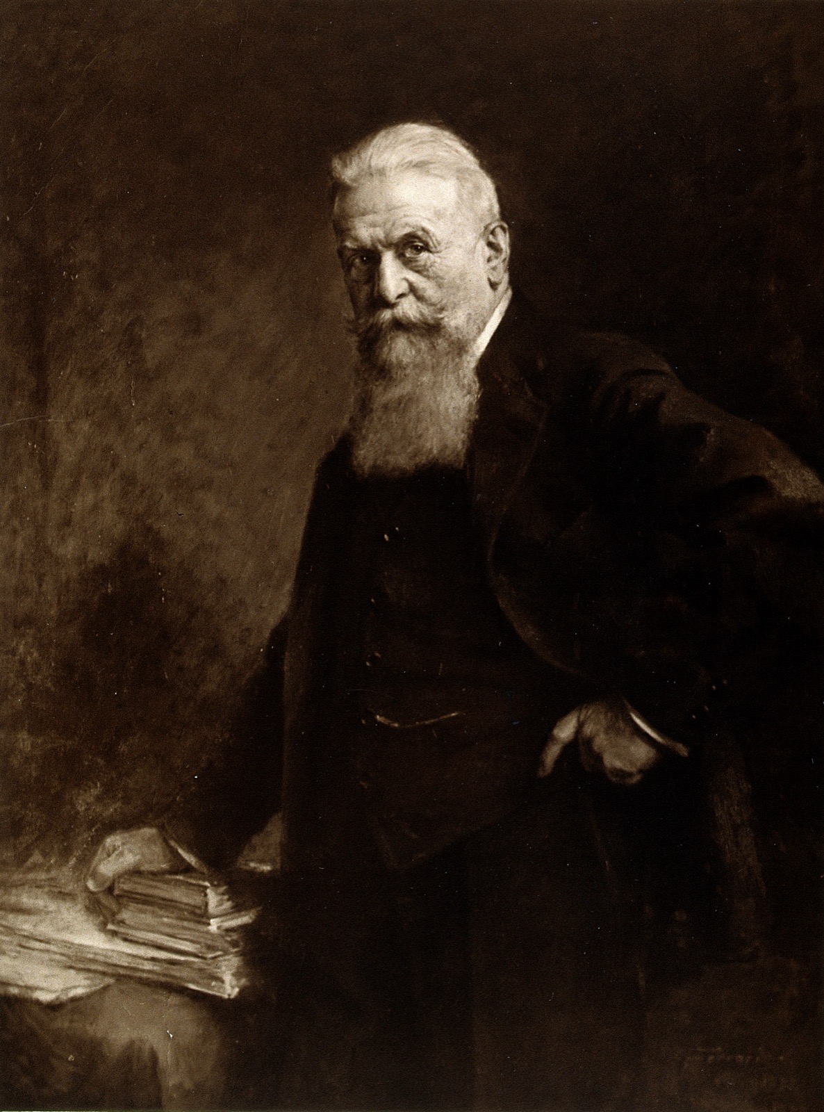 Portrait photograph of Eugen Steinach, an older man with a white beard and mustache, wearing a dark suit.